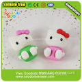 PVC packing Hello Kitty Shaped Eraser For Children